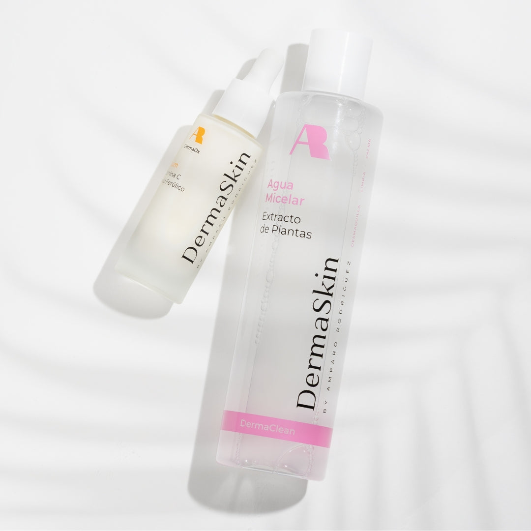 rutina mañana vitamina c acido ferulico cuidado facial antioxidante