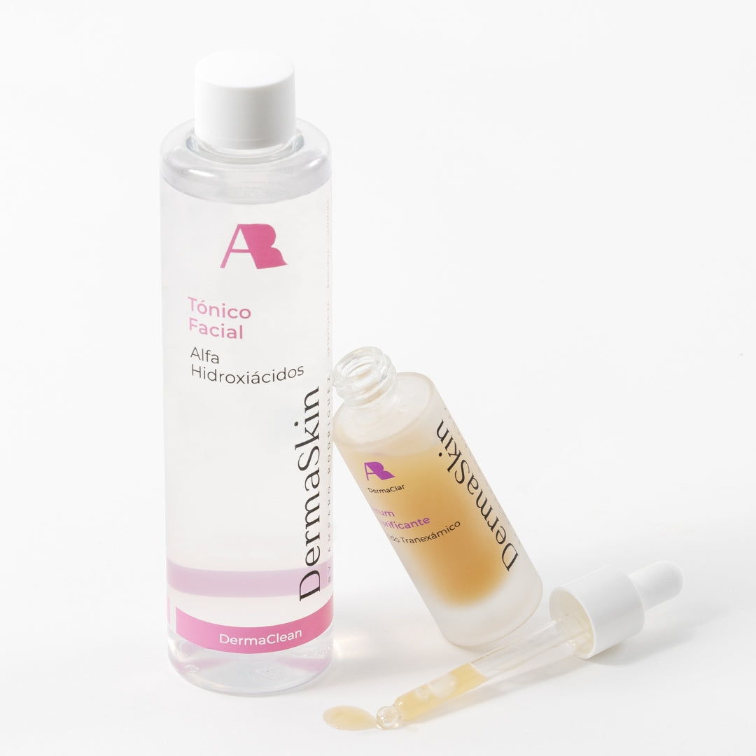 rutina despigmentante dia acido tranexamico tratamiento manchas piel